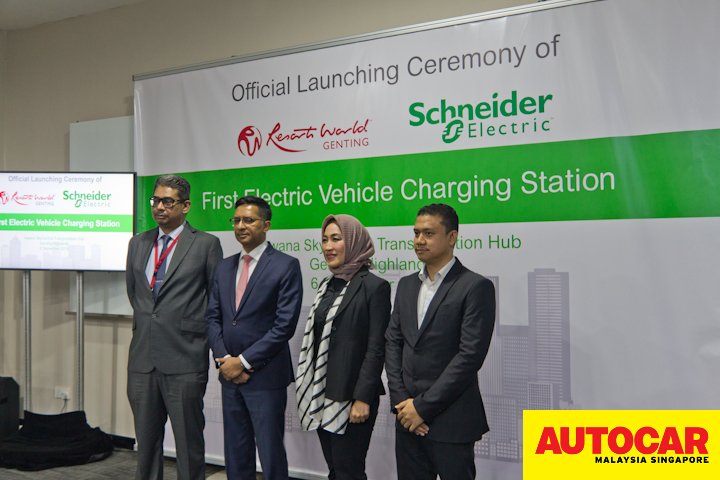 Resorts World Genting launched first EV charging station
