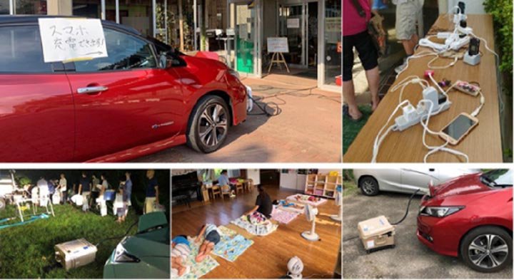 Nissan Motor honoured for access to EVs as emergency power source