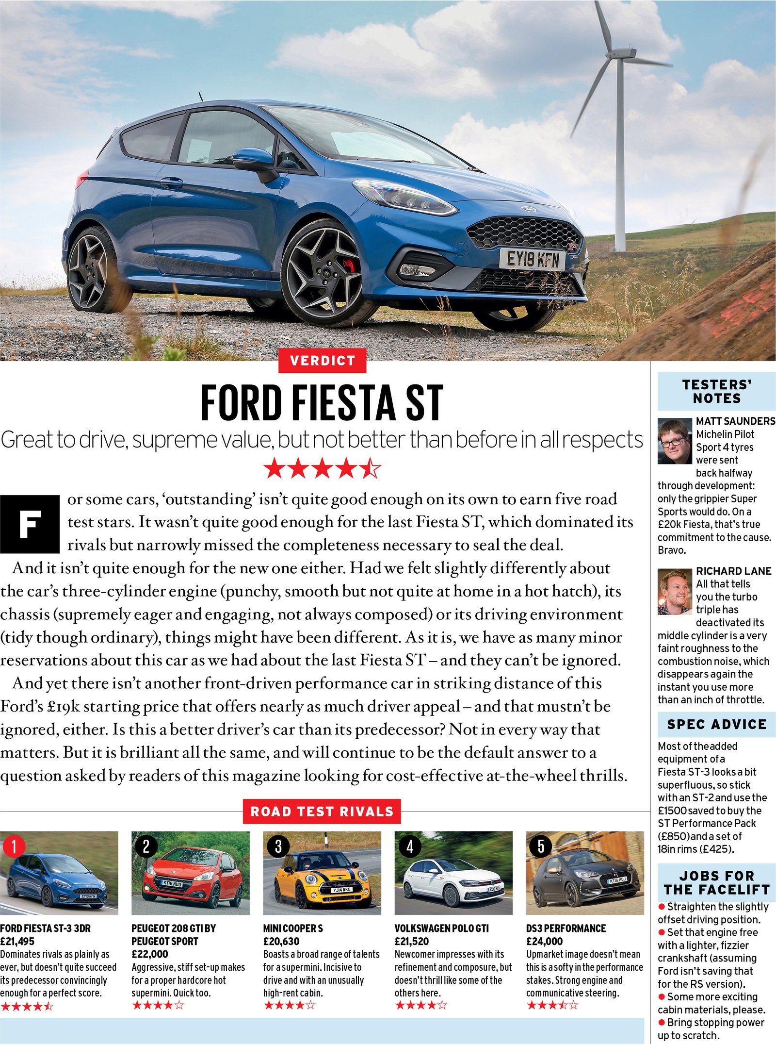 Road Test Ford Fiesta St Verdict