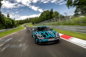 Porsche Taycan prototype sets new Nurburgring lap record