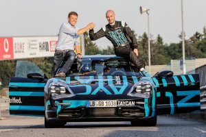 Porsche Taycan prototype sets new Nurburgring lap record