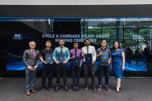 Five aspiring students awarded inaugural Cycle & Carriage Study Grant
