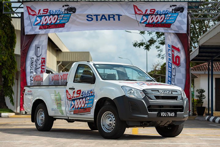 Isuzu D-Max 1.9-litre did 1,000+ km and climbed Titiwangsa with one tank