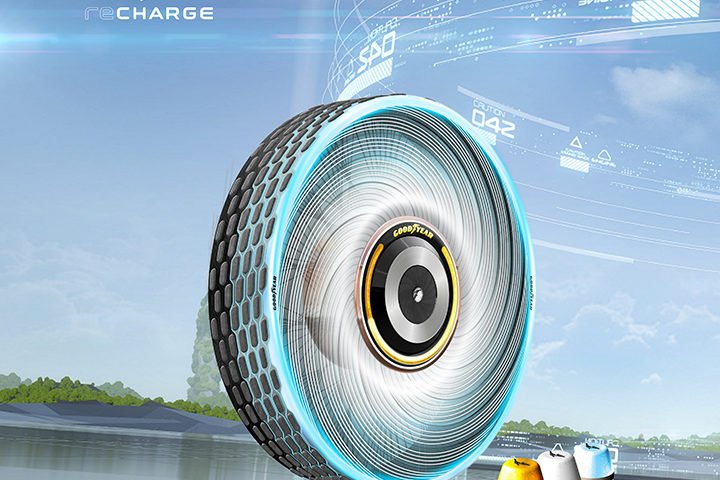 Goodyear explores renewable materials with reCharge concept tyre