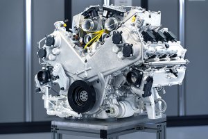 Aston Martin unveils new in-house twin-turbo V6 engine